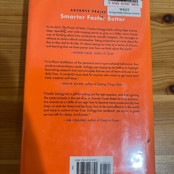 Smarter Faster Better: The Secrets of Being Productive in Life and Business Hard - Picture 2 of 2